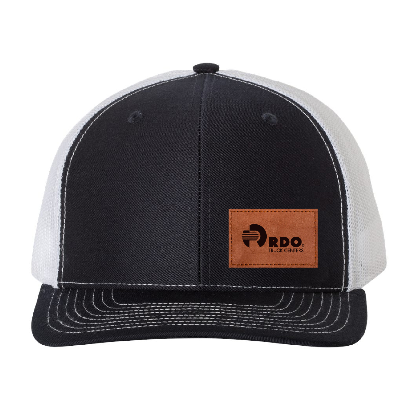 Richardson Snapback Trucker Cap w/ Leather Patch