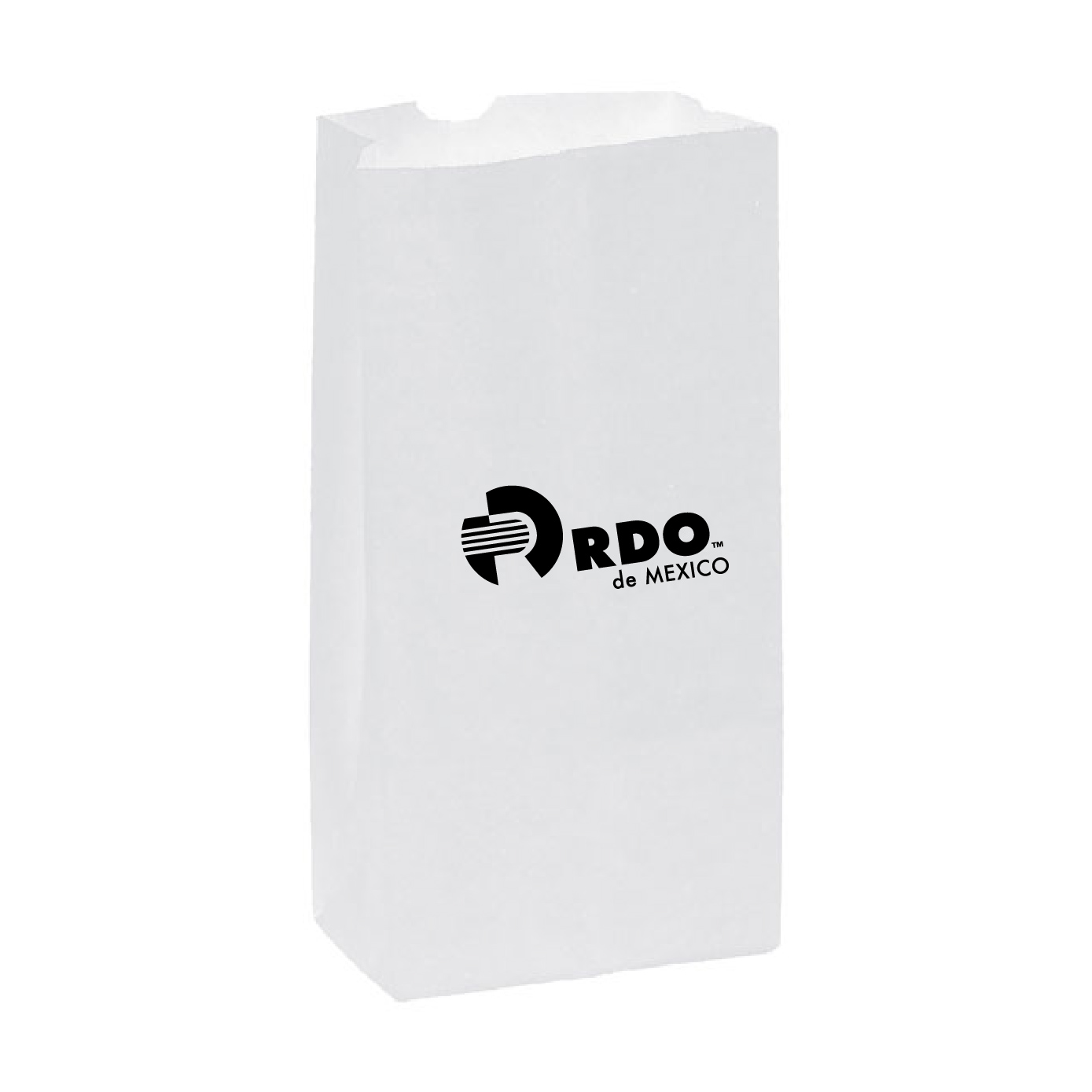 White Kraft Custom Popcorn Bag - Case of 1,000