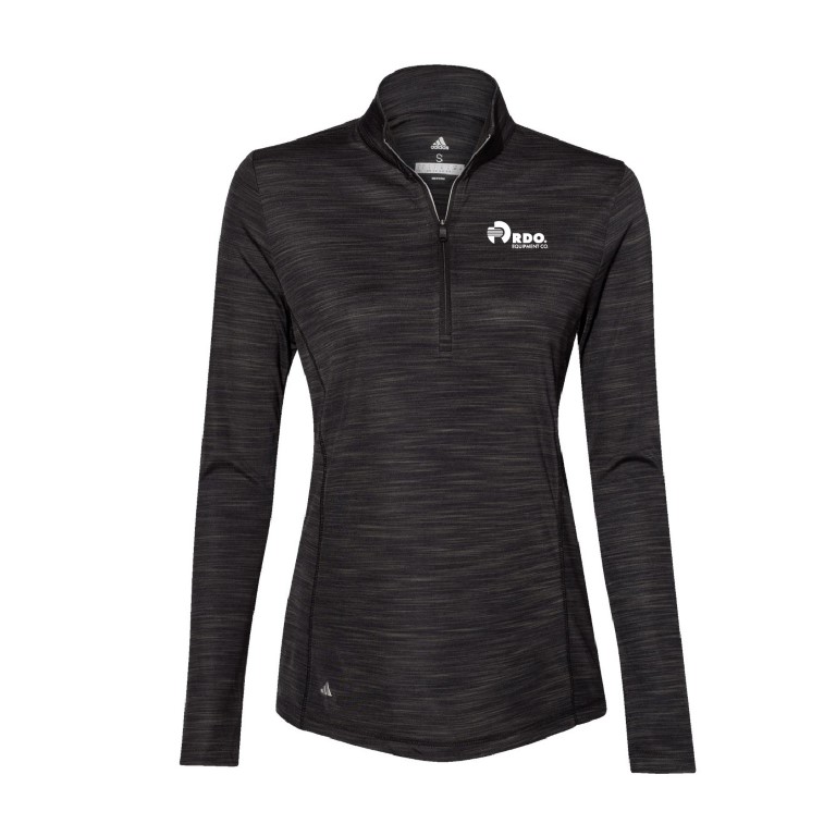 Adidas Women's Lightweight Melange Quarter-Zip Pullover