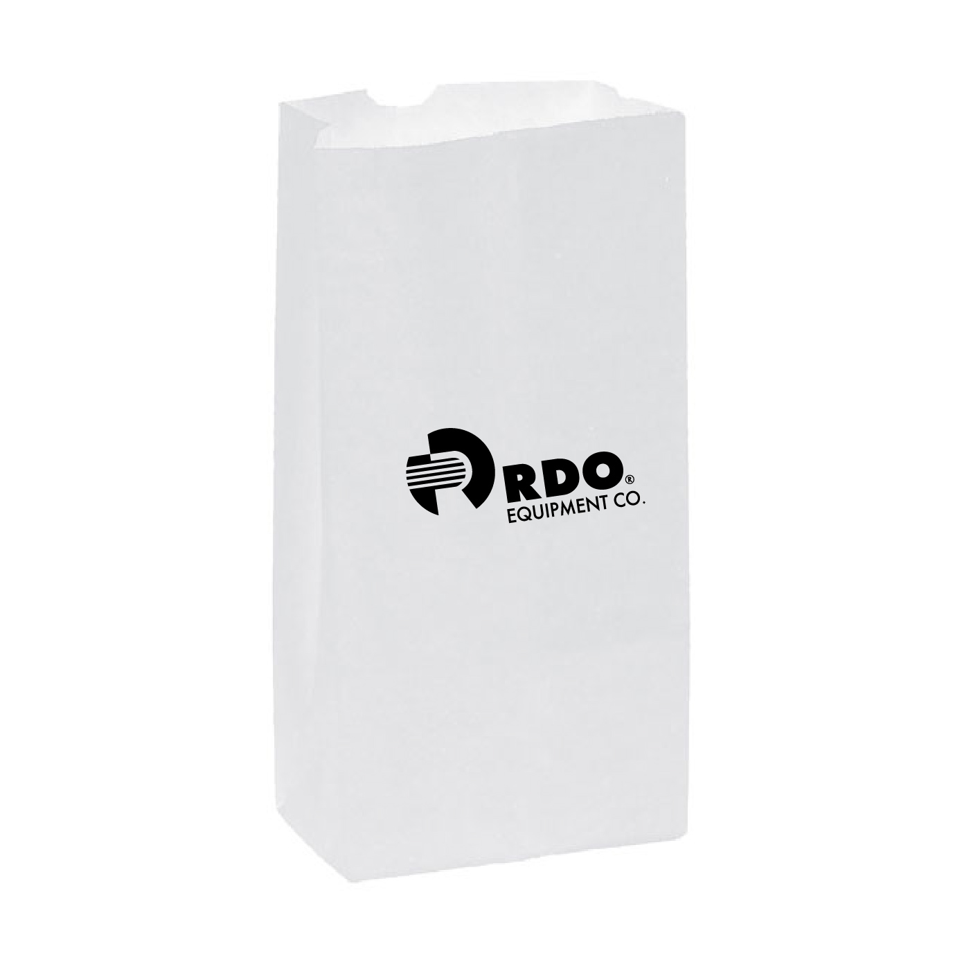 White Kraft Custom Popcorn Bag - Case of 1,000