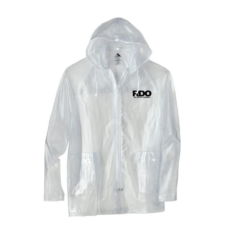 Augusta Sportswear Clear Hooded Rain Jacket