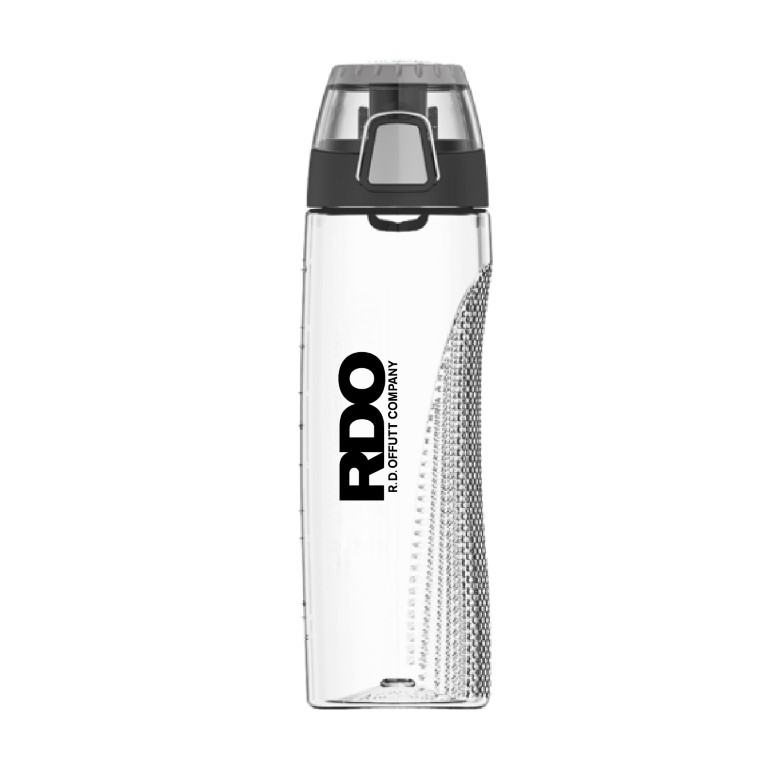 24 oz .Thermos Hydration Bottle Made with Tritan & Rotatin Intake Meter