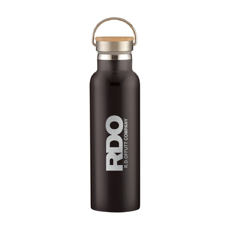 21 oz. Tipton Stainless Steel Bottle w/ Bamboo Lid