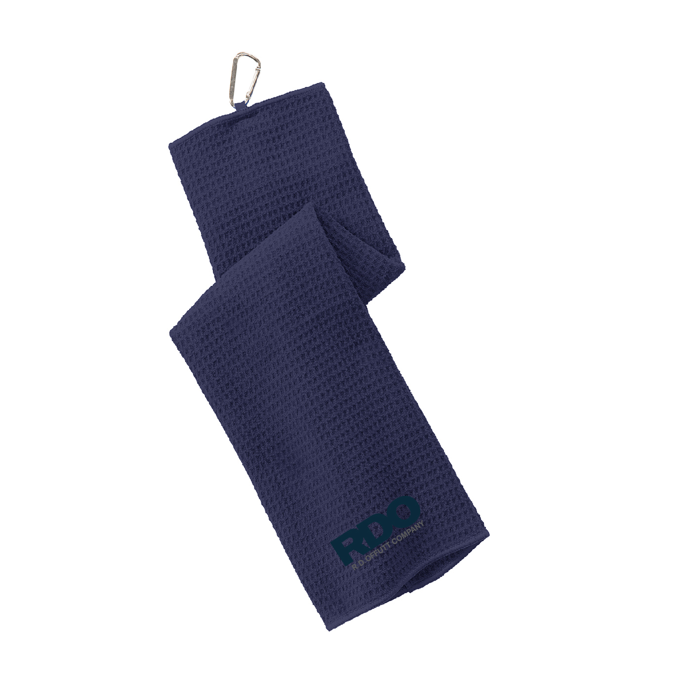 Waffle Microfiber Golf Towel w/ Carabiner