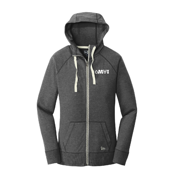 New Era Ladies Sueded Cotton Blend Full-Zip Hoodie