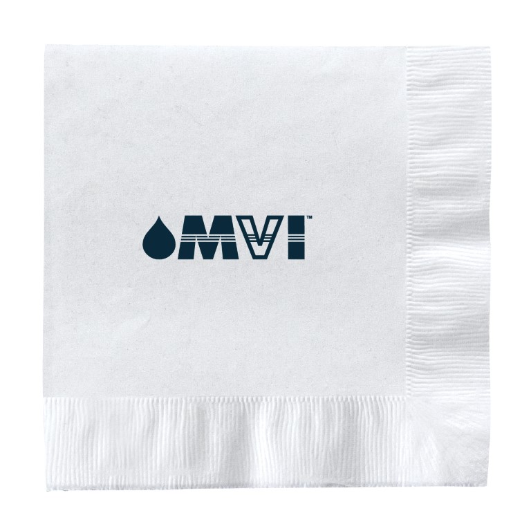 White Beverage Napkin