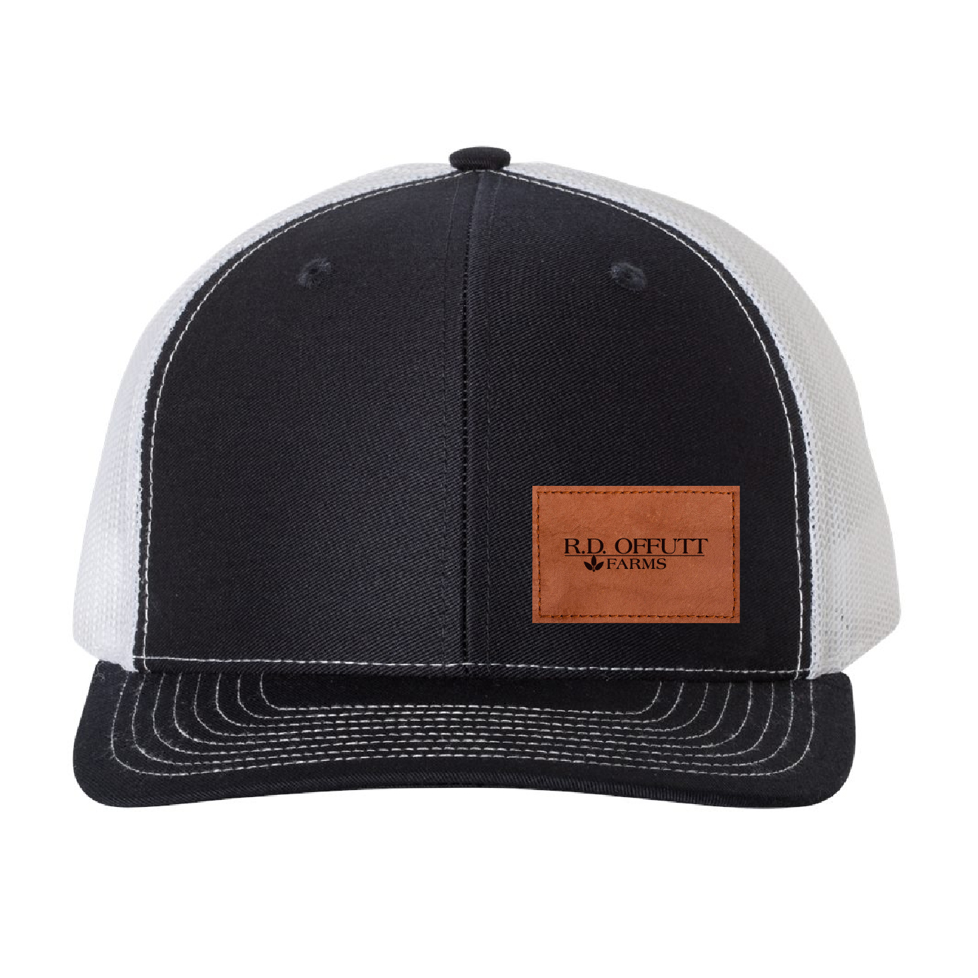 Richardson Snapback Trucker Cap w/ Leather Patch