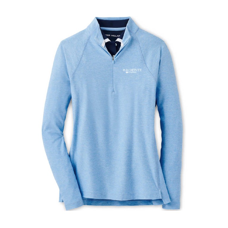 Peter Millar Women's Melange Raglan Sleeve Perth Layer Quarter-Zip