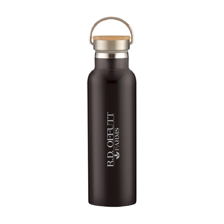 21 oz. Tipton Stainless Steel Bottle w/ Bamboo Lid