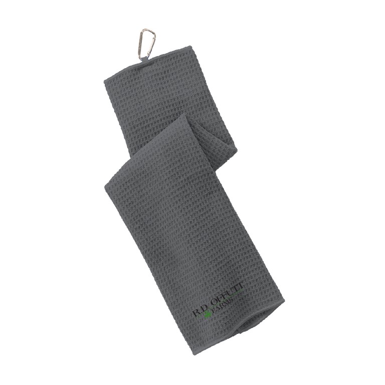 Port Authority Waffle Microfiber Golf Towel