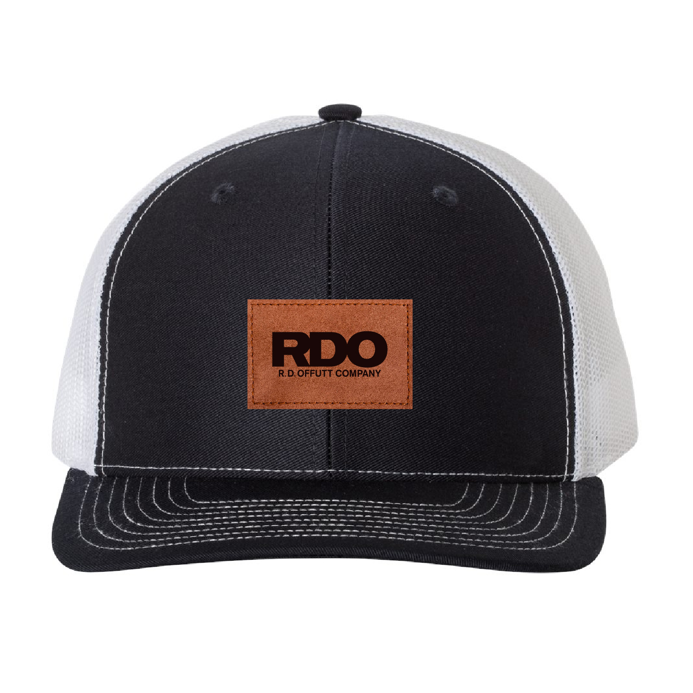 Richardson Snapback Trucker Cap w/ Leather Patch