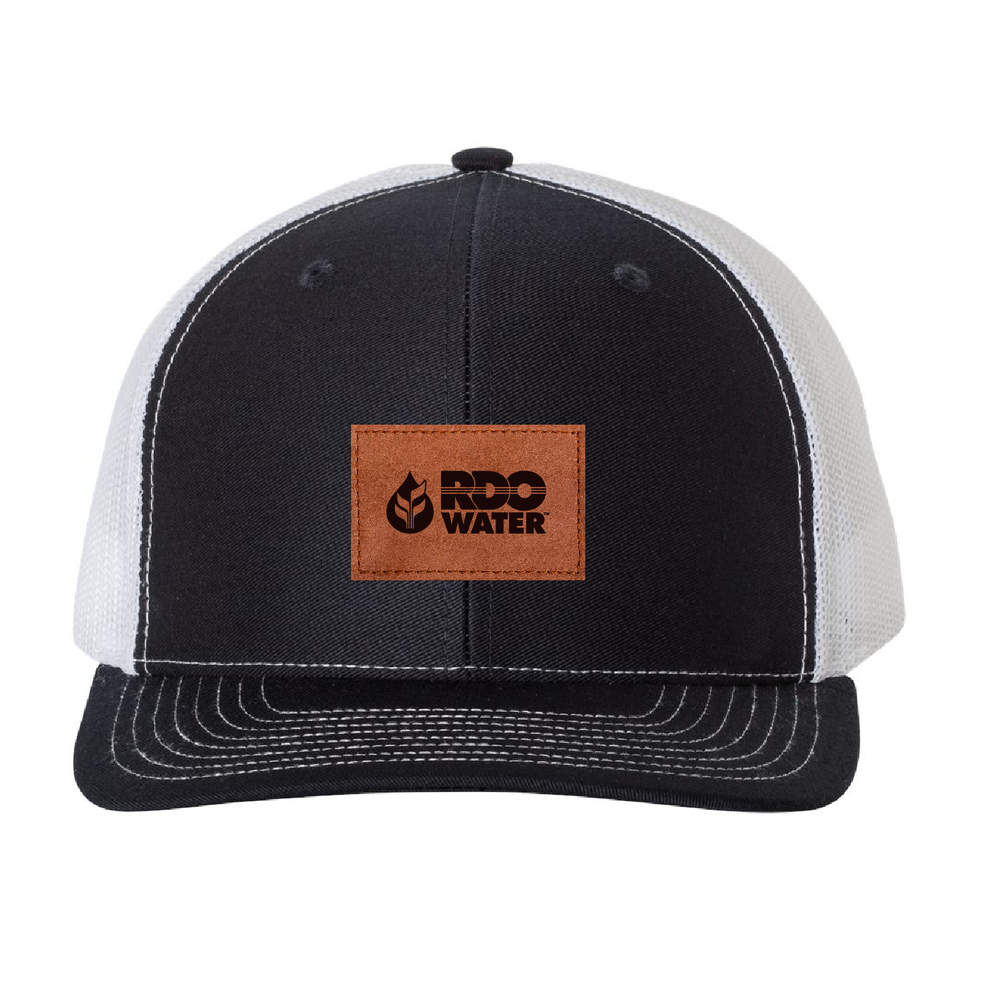 Richardson Snapback Trucker Cap w/ Leather Patch